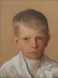 Leon Wyczółkowski, Portret Tadzia, pastel, papier