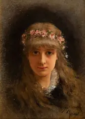 Émile Eisman-Semenowsky, Wiosna, olej, deska, 31