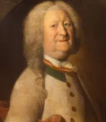 Augustyn Mirys, Portret mężczyzny, około 1730 r., olej, płótno
