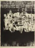 Roman Banaszewski, Pejzaż, 1966 r., 1966, litografia, papier