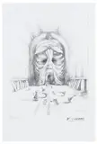 Wojciech Siudmak, Wejście na scenę, 2017 r., 2017, litografia, papier