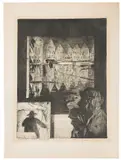Henryk Mądrawski, Motława, 1971 r., 1971, akwatinta, papier