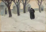 Bronisława Rychter-Janowska, Kapliczki w śniegu, 1908 r.