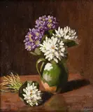 Mieczysław Reyzner, Kwiaty w zielonym dzbanie, 1931 r.