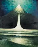 Bogdan Stodulny, Bez tytułu, 1988 r., 1988, olej, płótno