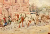 Juliusz Kossak, Południowy odpoczynek, 1886 r.