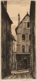 Józef Pankiewicz, Uliczka w Chartres, około 1903 r.