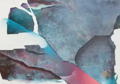 Ściany, 2018 by Bartosz Stępiński, 2018, akryl, płótno, sold Sep 2020
