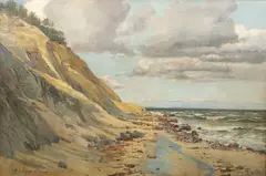 Michał Gorstkin-Wywiórski, Jastrzębia Góra, 1903 r., 1903, olej