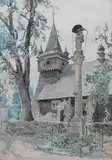 Józef Pieniążek, Pejzaż z Orawki, 1928, 1928, 34