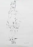 Zdzisław Beksiński, Studium postaci, 1959