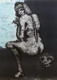 Jan Lebensztejn, Suzanne, 1973, 1973, litografia barwna, papier