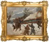 Jerzy Kossak, Atak na bolszewików, 1940 r. (?)