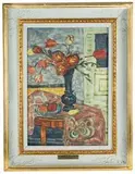 Martwa natura z tulipanami, l.30-ste XX w. by Hanna Rudzka-Cybisowa, olej na płótnie, sold Jul 2020