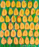 Żółte tulipany nr: XXIII by Edward Dwurnik, akryl, płótno, sold Jul 2020
