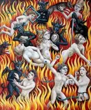 Rafał Kowalski, Infernum, 2020, 2020, olej, płótno