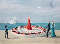 Rien ne va plus, 2019 by Mariusz Stawarski, 2019, olej, płótno, sold Jun 2020