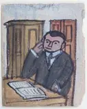 Nikifor Krynicki, Mężczyzna z książką