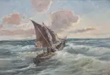 Eugeniusz Dzierżencki, Na morzu, 1948 r.