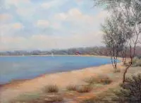 Paul Kreisel, Zatoka, olej, tektura