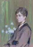 Kajetan Stefanowicz, Portret kobiety, pastel, papier, 67