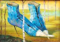 Ewa Skaper, Wiosenka, 2001 r., 2001, olej, płótno