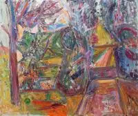 Pejzaż z Ceret by Pinchus Krémègne, olej, płótno, sold May 2020
