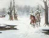 Jerzy Kossak, Zimowy patrol
