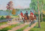Jerzy Kossak, Polowanie par force