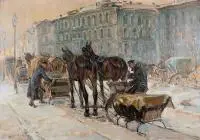 Warszawa by Jan Erazm Kotowski, olej, płyta malarska, 49, sold May 2020