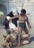 Erno Erb, Almachiusz z gladiatorami, 1920 r.