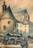 Władysław Chmieliński, Dzień targowy na Małym Ryneku w Krakowie