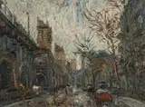 Włodzimierz Zakrzewski, Wiadukt mostu Poniatowskiego w Warszawie, 1967 r.