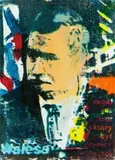Piotr Młodożeniec, Lech Wałęsa, olej, płótno
