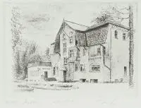 Cezary Paszkowski, Hotel Anders, akwaforta, papier, 13