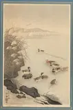 Ohara Koson, Kaczki, Japonia, okres Showa, ok. 1930 r.