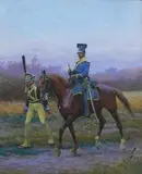 Jan Rosen, Ułan z jeńcem