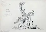Jan Marcin Szancer, Husarz na koniu