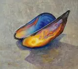 Bartosz Jancik, Barwy z dna oceanu, 2019, 2019, olej, płótno