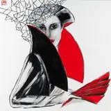 Marta Michalska-Kurczyńska, Tilda, origami geisha, 2020, 2020, akryl, płótno