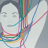 Viola Tycz, Połączona 6, 2019, 2019, akryl, płyta