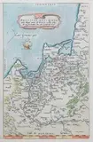 Abraham Ortelius, Prussiae descriptio ante aliquot…, Mapa Prus, pochodząca z dzieła „Theatrum orbis terrarum”, Antwerpia, ok. 1581 miedzioryt kolorowany, wym. mapy 30