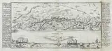 Gabriel Bodenehr, Thorn mit A° 1658 erlittener Belagerung, Widok Torunia oblężonego przez wojska szwedzkie, Augsburg 1720 miedzioryt, 16
