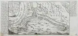 Gabriel Bodenehr, Eigentliche abbildung wie A 1657. den 27. Febr. die Schweden…, Mapa Żuław Wiślanych z planem umocnień Wisłoujścia, Gdańskiej Głowy, Tczewa i Malborka, pochodząca z dzieła „Force d’Europe…”, Augsburg 1720-1740 miedzioryt, 18