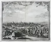 Pieter van der Aa, La Ville de Dantzic, dans la Prusse Royale, Panorama Gdańska od południowego zachodu