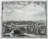 Pieter van der Aa, La Ville de Dantzic, dans la Prusse Royale, Panorama Gdańska od południowego zachodu