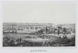 C. A. Mann, Schwetz, Widok Świecia, Zakład Litograficzny C. G. Kantera, Kwidzyn, ok. 1850 litografia