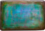 Wojciech Leder, Małe kuszenie św. Antoniego III, 2014, 2014, lakier samochodowy, pigment, mika, płyta