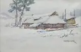 Karol Kossak, Chaty w śniegu