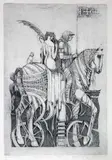 Ryszard Stryjec, Gdańsk 1987, 1989 r., 1989, akwaforta, papier, 32